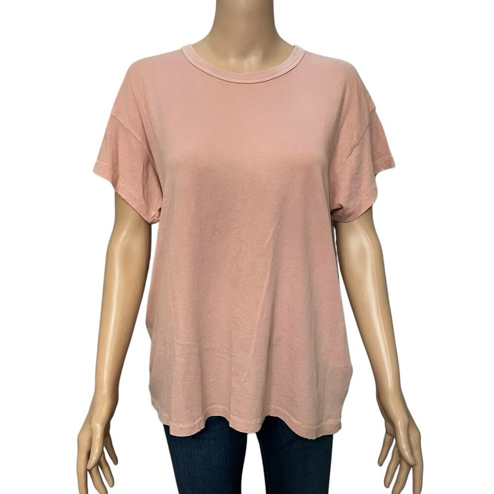 The Great Boxy Crew Tshirt Size 1/Small Pink Relaxed Fit Pink Short Sleeve